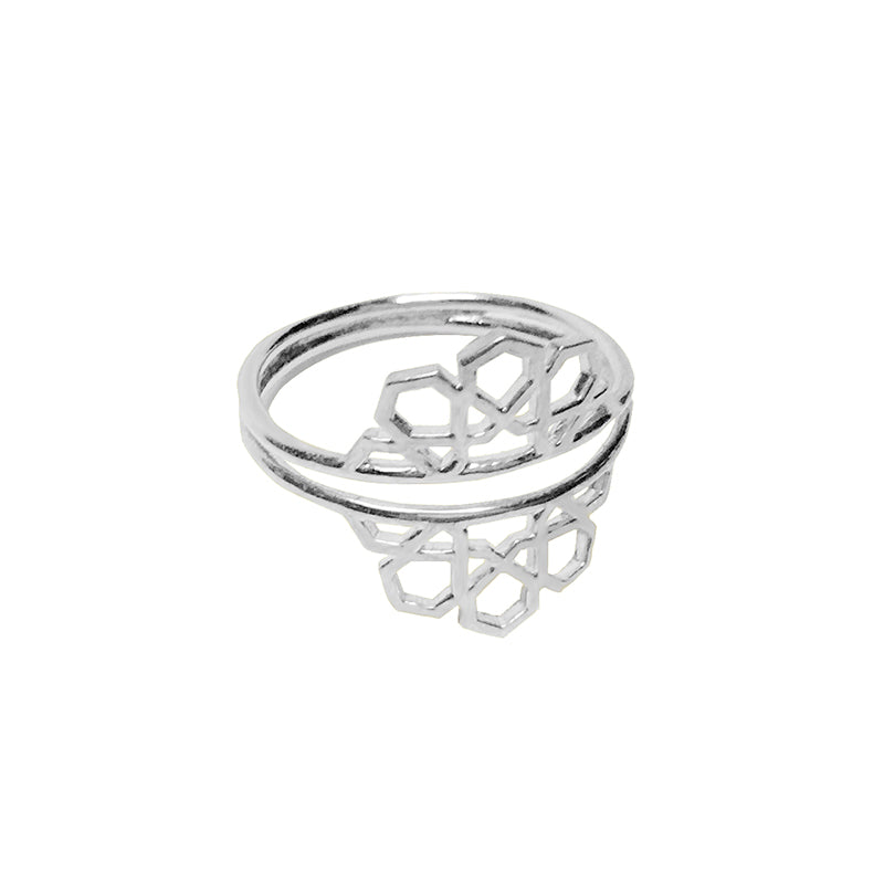 hak the label ibti  ring in silver