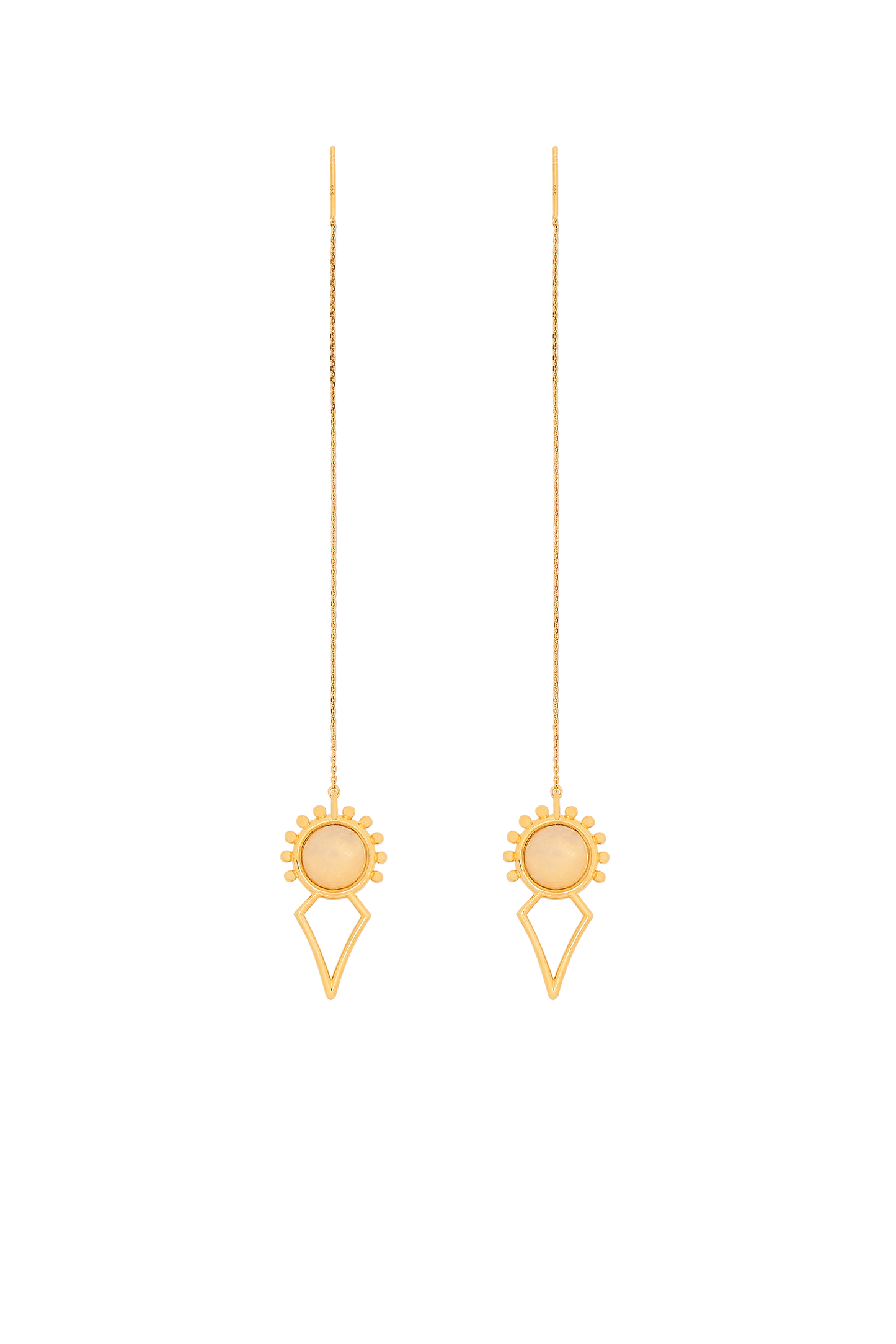 MOON Earring - Solid Gold