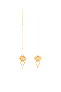 MOON Earring - Solid Gold